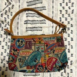 Disney Mickey Mouse Vintage Pattern Purse Purpose Women Pouch Bag